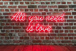 Neon sign All you need is love